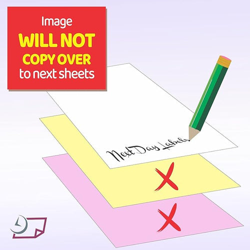 "Plain" Collated Color Paper (Not Carbonless) for Laser and Ink Jet Printers (3 Part, Case)