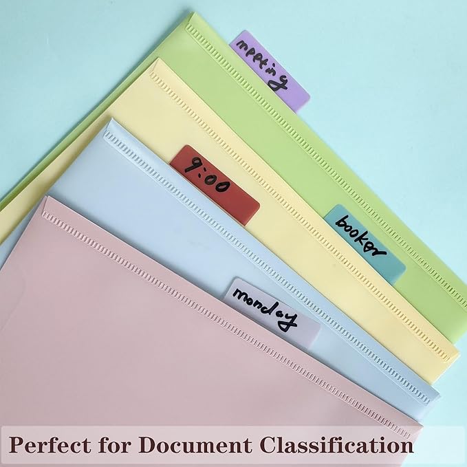 ELII 500 PCS Sticky Index Tabs 2 Inch Colorful Sticky Tabs for Notebooks, Page Markers Tabs for Binders
