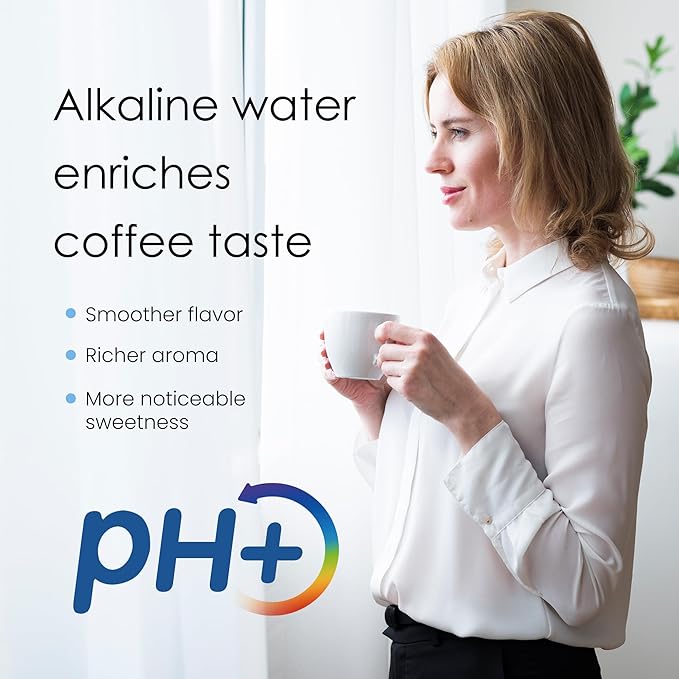 [Original] Waterdrop PF-AL Alkaline Water Filter for Waterdrop Pitchers | Water Filter Replacement for Waterdrop Pitcher Filtration System, Improves Coffee Taste, Lasts Up to 100 Gallons, 1 Pack