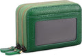 GOIACII Small Genuine Leather Wallet for Women, RFID Blocking Credit Card Holder Wallet