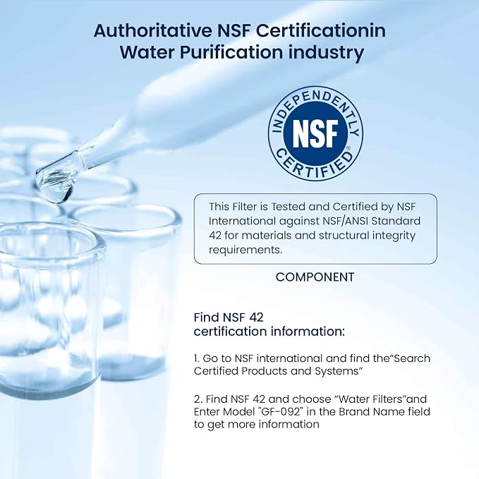 GLACIER FRESH FPPWFU01 Frigidaire PurePour Water Filter Replacement, 2 Pack | Compatible with Electrolux EPPWFU01, PureAdvantage PurePour PWF-1, NSF 42 Certified