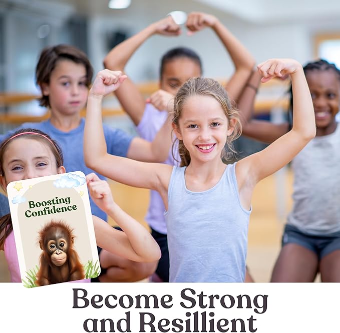 Emotion Explorers - 50 Exercises and Reflection Cards - Questions for Self Care, Stress and Social Anxiety Relief - Therapy Games for Children, Teens and Adults for Resilience and Emotional Agility