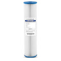 Hydronix SPC-45-2005 Pleated Water Filter Whole House Commercial Industrial Washable and Reusable, 4.5" x 20" - 5 micron
