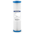 Hydronix SPC-25-1030 Universal Whole House Sediment Pleated Water Filter, Washable and Reusable, 2.5" x 10" - 30 Micron