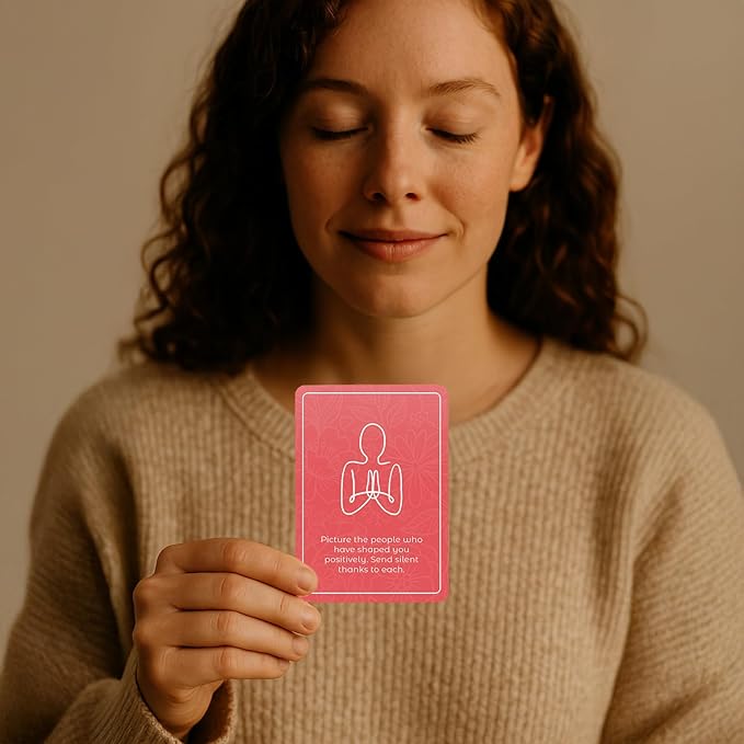 52 Mindfulness Cards, Stress and Anxiety Relief Mindfulness Tools, Therapy Games, Positive and Inspirational Gifts, Wellness and Meditation Tools, Affirmation Notes for Women and Men