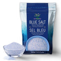 EUPHERBIA Blue Salt, Fine Grind, Rare Mineral Salt, High Potassium, Lower Sodium, Natural, Unprocessed, Hand Harvested, Kosher Certified (227g Fine Grind)