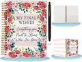 My Final Wishes End of Life Planner with Pen Set - A5 Spiral Notebook, Everything You Need to Know Lined Journal, Funny Retirement Goodbye Gifts for Coworkers, Peace of Mind Organizer