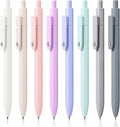 Vitoler Cute Gel Pens, 8 Pack 0.5mm Fine Point Pens with Fidget Quick Dry | For Women, For Teachers, For Nurses, Smooth Writing, Liquid Ink, For Badge, Black ink, Felt Tip, Medium Point, For Journaling