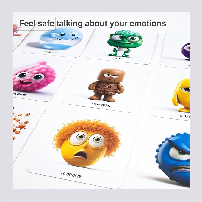 156 Emotion Cards Card Deck – Master Your Emotional Intelligence, Enhance Resilience and Thrive