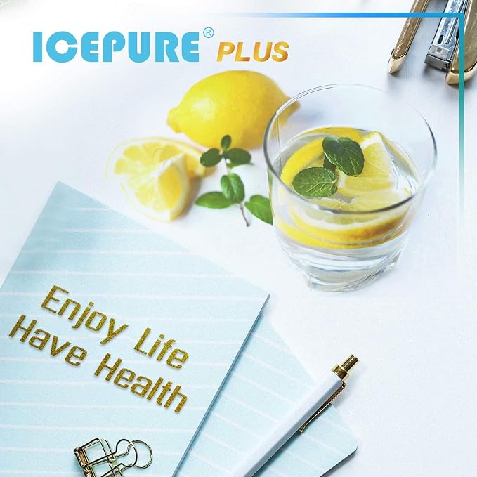 ICEPURE PLUS BORPLFTR55 Refrigerator Water Filter Replacement for Bosch Ultra Clarity Pro 11032531, 12033030, BORPLFTR50, 12028325, 11025825, B36CT80SNS, WFC100MF, WFS200MF, 2Pack