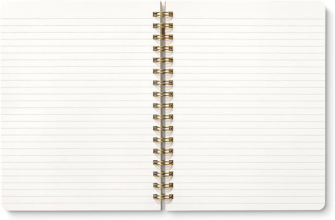 Compendium Spiral Notebook — Joy Is Handmade. — A Designer Spiral Notebook with 192 Lined Pages, College Ruled, 7.0"W x 9.25"H