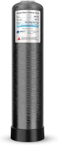 WECO Mineral Tank for Water Softener/Filter - Polyethylene Inner Shell Pressure Vessel with 2.5" Top Opening - 150 PSI Max Pressure - 120 °F Max Temperature - 14x65, Black