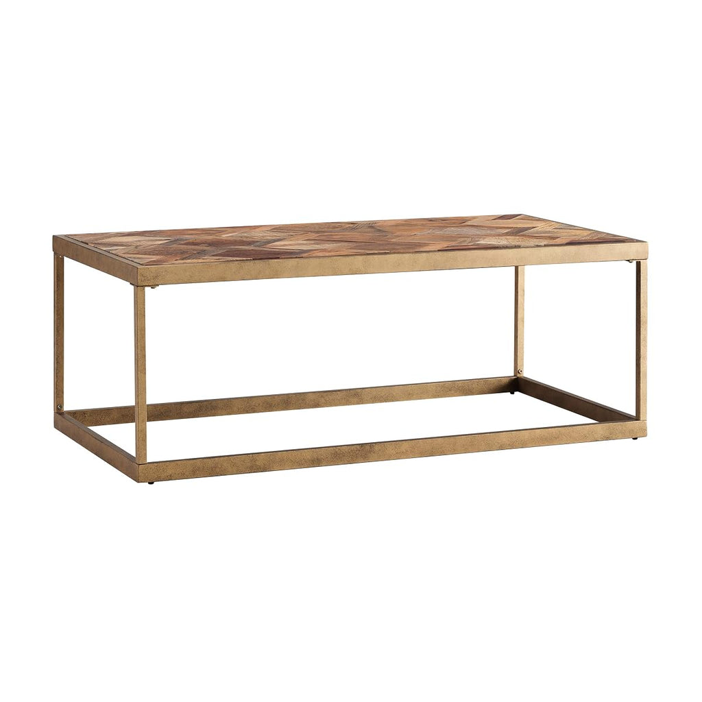 Dorville Patterned Cocktail Table, Natural