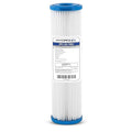 Hydronix SPC-25-1005 Universal Whole House Sediment Pleated Water Filter, Washable and Reusable, 2.5" x 10" - 5 Micron