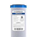 Hydronix SMCB-2510 NSF Coconut Activated Carbon Block Water Filter, 2.5" x 10" - 0.5 Micron