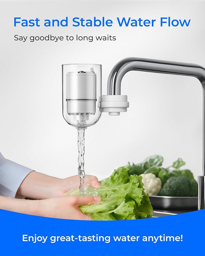 Waterdrop C08B Water Filter Replacement for PUR® Faucet Filter, 3 Pack | Compatible with All PUR® PLUS Faucet Filtration System, Replacement RF-3375®, NSF 42 Certified, 9-Month, 900-Gallon