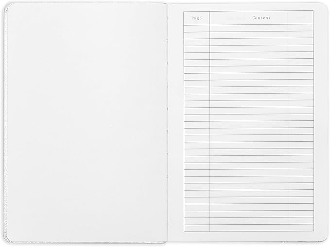 Minimalism Art, Premium Hard Cover Notebook Journal, Classic 5" x 8.3", 122 Numbered Pages, Gusseted Pocket, Ribbon Bookmark, Extra Thick Ink-Proof Paper 120gsm, San Francisco (Dotted, Pink)
