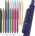Hiacry 16 Pcs Gel Pens - 0.7mm Fine Point Quick-Dry Blue Ink Fidget Pens | Smooth Writing, No Bleed, No Smear, Note Taking Journaling, School Office Supplies for Men & Women (Vintage + Morandi 16Pcs)