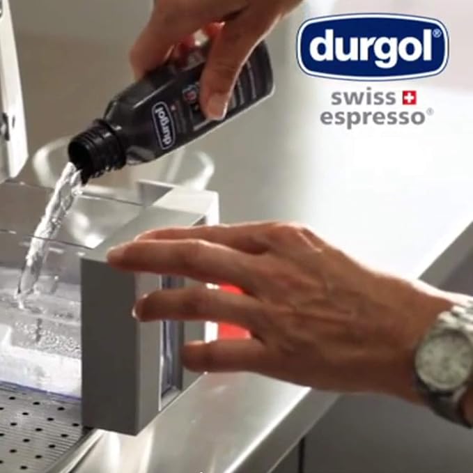 Durgol Swiss Espresso Machine Decalcifier/Descaler Solution, 4 Count