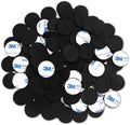 Felt Furniture Pads 120 PCS, Non Slip Self Adhesive Felt Pads Chair Leg Floor Protectors for Furniture Feet Wood Hardwood Floors, 1 inch Round, Black
