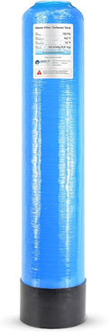 WECO Mineral Tank for Water Softener/Filter - Polyethylene Inner Shell Pressure Vessel with 2.5" Top Opening - 150 PSI Max Pressure - 120 °F Max Temperature - 7x35, BLUE