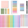 Mr. Pen- Aesthetic Book Annotation Kit, 16 No Bleed Aesthetic Highlighters | 6 Colored Ink Gel Pens, 700 Sheets Transparent Sticky Notes & Tabs for Study, Bible Journaling, Planner, Office Supplies