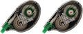 Tombow 68620 MONO Correction Tape, Non-Refillable, 1/6" x 394", White Tape (Pack of 2)
