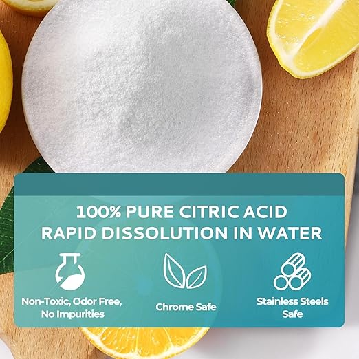 EUHOMY Ice Maker Cleaner & Descaler | 12 Use & Individually Packed | Ice Machine Cleaner with Organic Citric Acid Descaling Powder, Ideal for All Brands