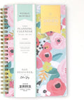 Blue Sky 2026 Weekly & Monthly Planner Calendar, 5"x8", Secret Garden Mint | January 2026 - December 2026, Flexible Cover, Durable Twin Wire Binding, Storage Pocket, Stickers