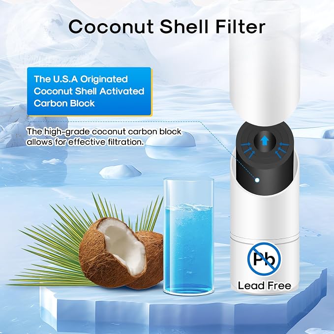 EPTWFU01 Water Filter Replacement, Compatible with Frigidaire EPTWFU01 EWF02 Pure Source Ultra II, PureSource Ultra 2, RWF5800A, SCWFTCTO, GP006, EPTWFUO1, MR022, JO22, BO022, TH-01, DE022, 1007 4PACK