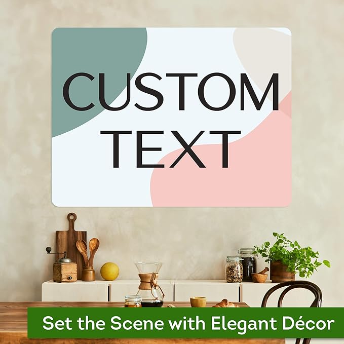 Custom Sign, Custom Street Sign, 11 Font Colors, 13 Font Styles, 4 Hole Options, 22 Sizes, 36x48 Inches, Rust Free DiBound, Fade Resistant, Made in USA by My Sign Center (Minimalist)