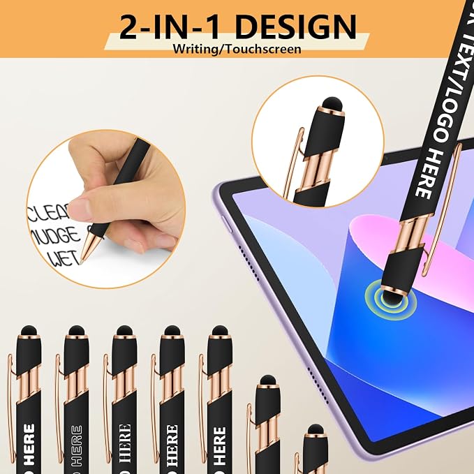 ENOMY Personalized Notebook & 10 PC Pens Gift Set Custom Notebook Journal A5 200 Pages A5 Lined Journal for Men Women Hardcover Notebooks for Work College Graduation Gifts, Silver