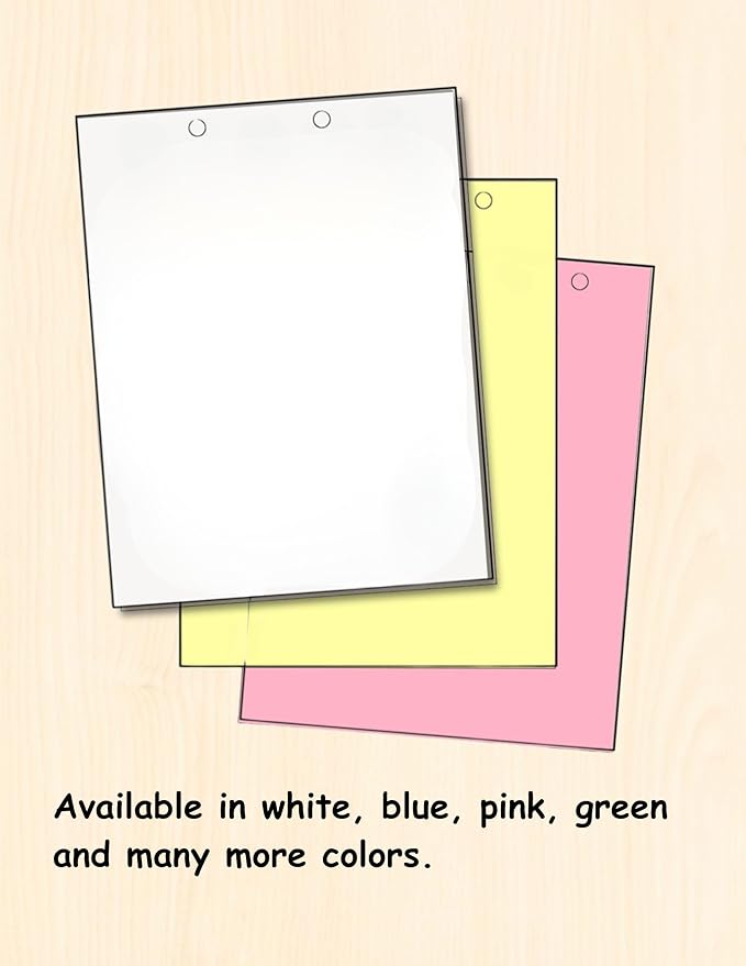 Limited Papers(TM) Writing and Copy Paper, Variation of Colors 8.5" x 11", 5 Hole Top-Punched, 20 Pound Text, 500 Sheets Per Ream. (2500, Gold)