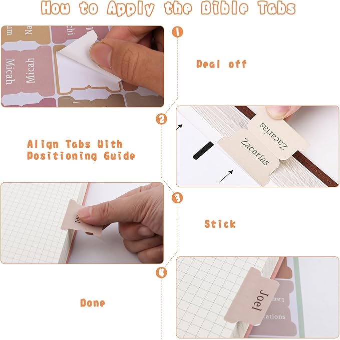 Bible Journaling Kit, Bible Study Supplies Set for Women & Men | Includes 12 No Bleed Bible Highlighters, 6 Pens, 90 Laminated Bible Tabs, Magnetic Bookmarks & Sticky Notes