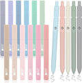 DazSpirit 12 Pastel No Bleed Bible Highlighters & 5 Black Pens Set | Quick-Dry Cute Aesthetic Markers in Assorted Colors for Bible Study, Journaling, Office and School Supplies
