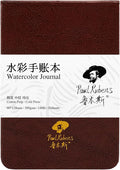 Paul Rubens Watercolor Journal, 100% Cotton Acid-Free Cold Press Watercolor Sketchbook 3.54 * 5.04 Inches, 140lb/300gsm,20 Sheets for Watercolors, Gouache, Acrylics