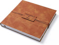 tumuarta Deckle Edge Watercolor Paper Sketchbook, 100% Cotton Vintage Leather Journal, 140 Lb, 300 GSM, 24 Sheets Handmade Diary for Mixed Media Techniques. (Brown, 6"x6")