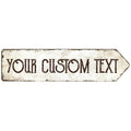 Rustic Custom Sign, Personalized Metal Signs, Gift for Him Men Dad, Man Cave, Indoor and Outdoor Use 3x12 Inches, ACM Right, Fade Resistant, Made in USA by Sigo Signs