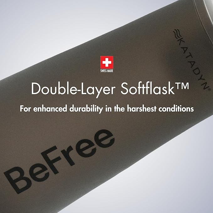 Katadyn BeFree 1.0L Ultralight Collapsible Water Filter Bottle for Hiking, Camping, Backpacking