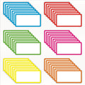 48 Pack Magnetic Dry Erase Labels - Magnetic Blank Cards with Color Borders, Reusable Name Tags - Dry Erase Labels for Home, Office, Classroom - 2 x 4 Inches