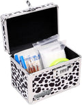 Vaultz Locking Medicine Box with Combination Lock - Secure Metal Lock Box Safe for Medication, Pills & Valuables, Small Lockbox with Code, Portable Storage Case, Leopard | Metal lock box, storage case for medication and small valuables, 3-digit combina...
