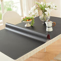 OstepDecor Black Table Cover Protector 40 x 66 Inch, 1.5mm Thick Plastic Table Cover, Dining Table Protector Pad, Waterproof & Easy Cleaning PVC Desk Mat for Dresser, Coffee & Kitchen Wooden Tabletop