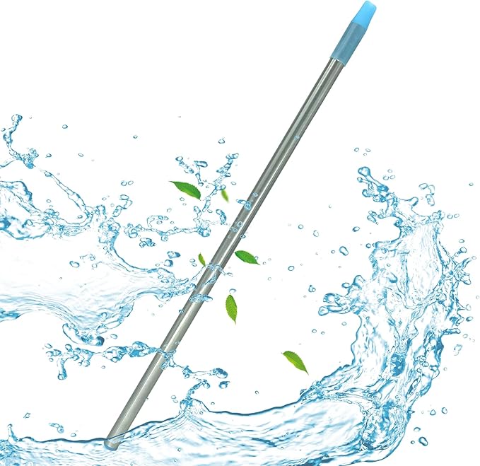 Personal Water Filter Straw, Reusable Stainless Steel Water Filter Drinking Straw Portable Outdoor Emergency Survival Gear for Hiking, Camping, Travel, Hunting & Fishing (Small)