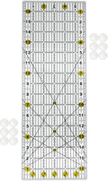 Quilting Ruler,Quilting Templates,Sewing Quilt Rulers,Acrylic Curved Corner Cutter,Precision Fabric Cutting Patchwork Tool for Quilting Sewing Craft DIY Projects,Yellow 6"x17"