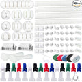 ELII 300PCS Cable Management Kit,4 Cable Sleeve 35 Cable Clips with 11Cord Holders,20 Roll Cable Organizer Straps and 200 Fastening Cable Ties,20 Cable Zip Tie Mounts for Under Desk
