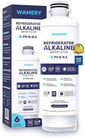 Wamery Alkaline Refrigerator Water Filter Replacement - Model DA97-17376B (HAF-QIN/EXP), 6-Month/300-Gallon, Twist-In Tool-Free Install, IAPMO to NSF/ANSI 42, Leak-Free Seal, 1 Pack