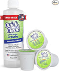 Quick & Clean 4-Pack of Cleaning Cups with Descaler Bundle (2 Total Uses) - 2.0 Compatible, Descaling Solution for Keurig, Nespresso, Ninja, Delonghi, All Coffee and Espresso Machines