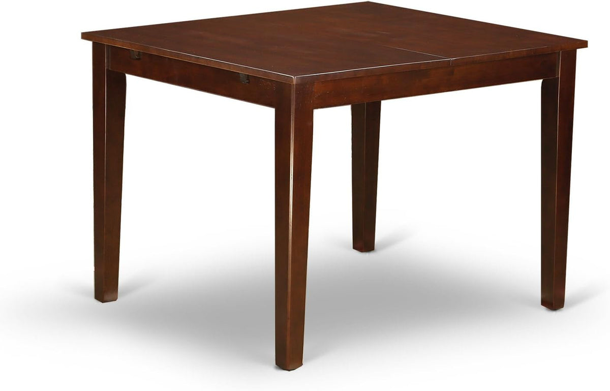 NFT-MAH-T Norfolk Dining Room Table - a Rectangle Kitchen Table Top with Butterfly Leaf, 32X54 Inch, Mahogany