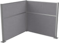 Versare Hush Panel Cubicle Kit | Workstation Partition Walls | Sound Dampening Cubicle Walls | Partitions for Desks