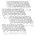 40Pack 6 Inch Rulers Bulk for Classroom Small Clear Plastic Ruler with Inches and Centimeters Class Set of Rulers Transparent Mini Flexible Straight Ruler for Students School Classroom Office Supplies